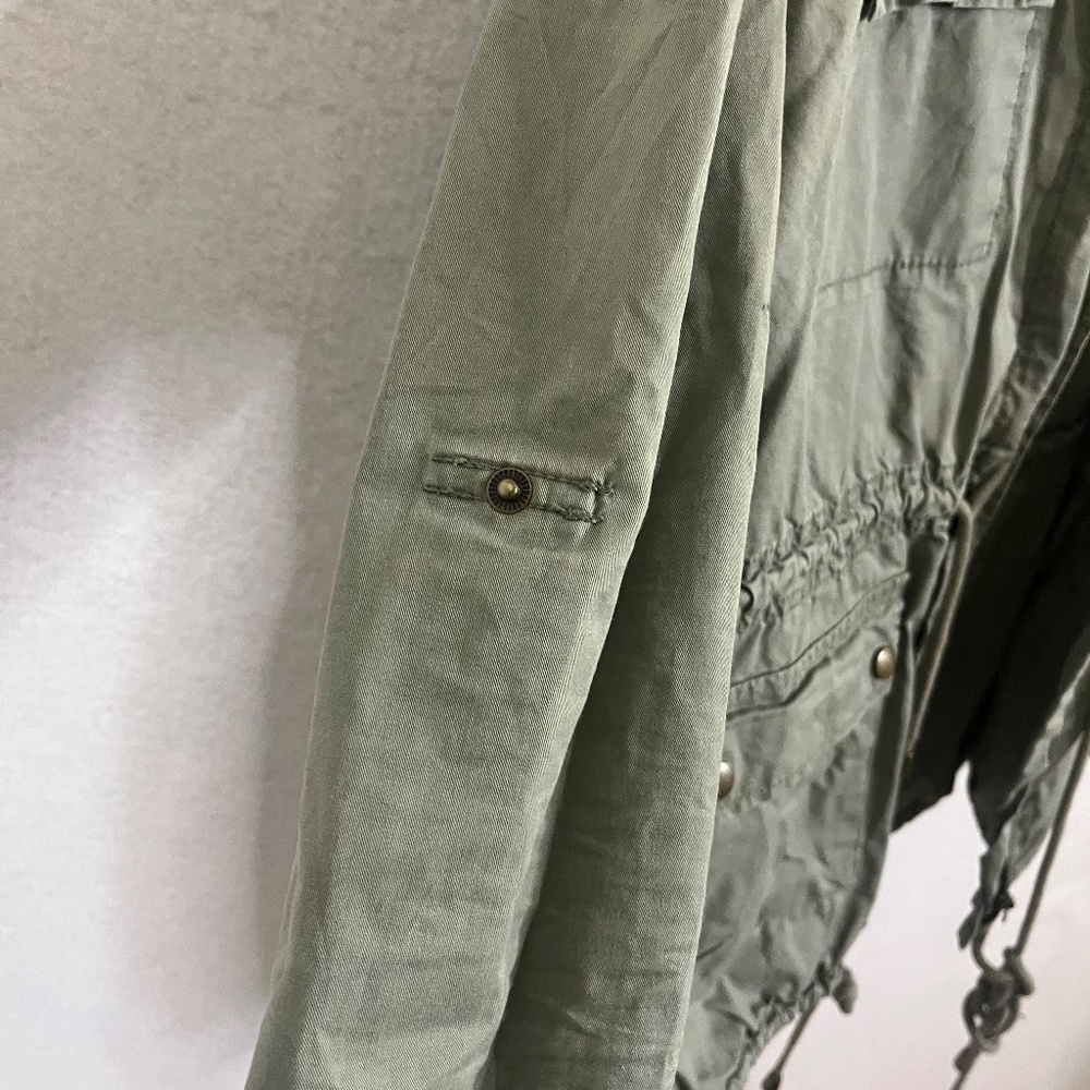 Life in Progress Olive Green Military Utility Jacket – Size M - Picture 13 of 16